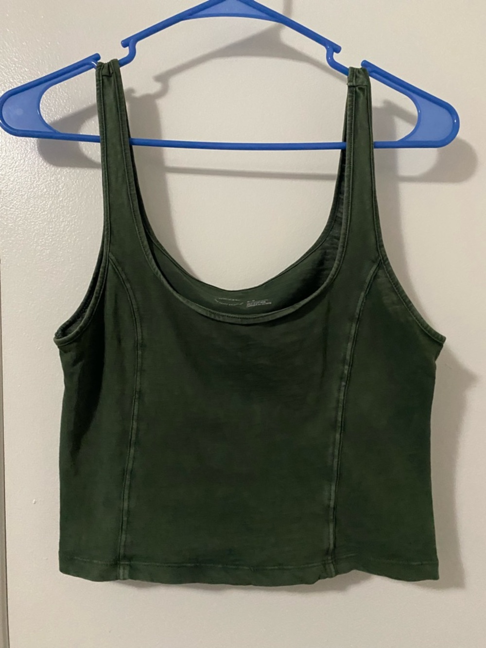 green aerie corset cropped tank top
